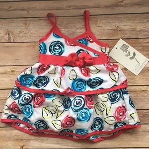 NWT💕Hello Gorgeous Infant Floral Dress. Size 6/9M